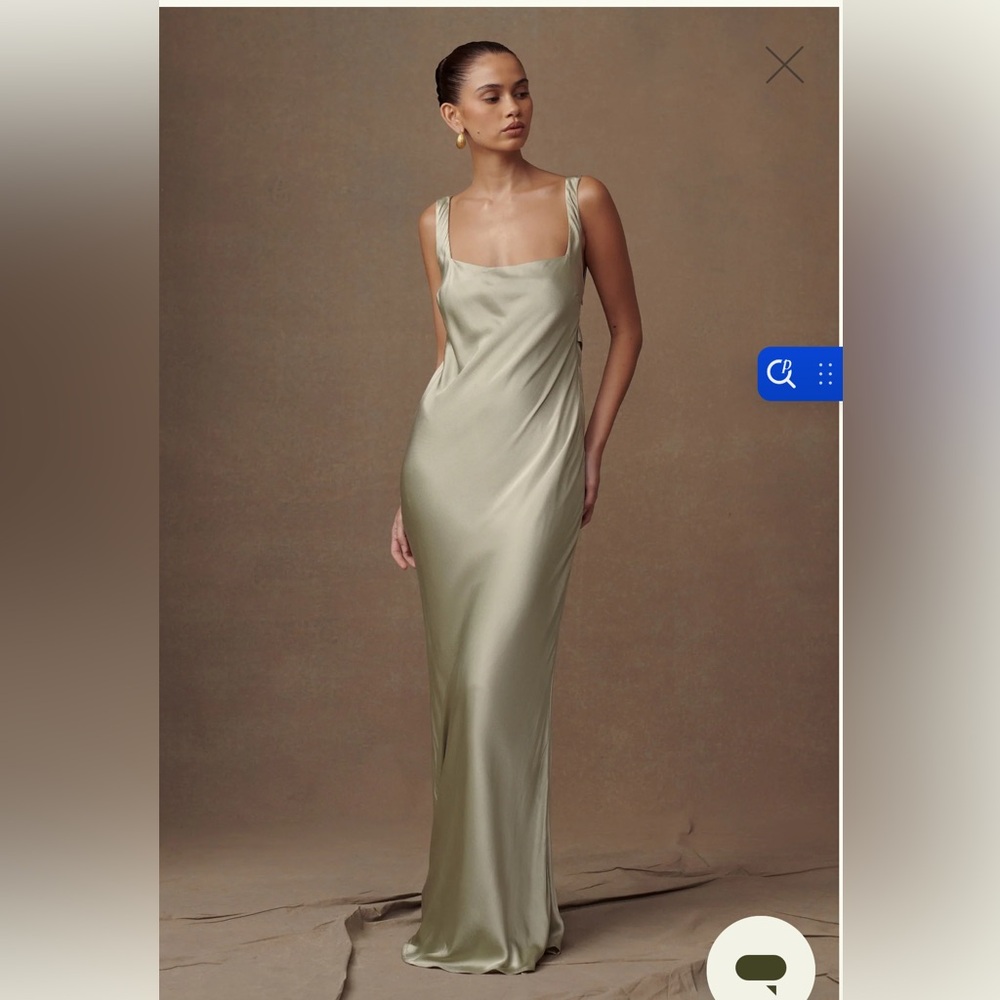 Meshki Ensley Satin Maxi Dress
